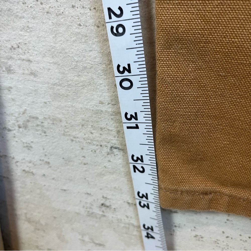 Vintage Mens Carhartt Double Knee Duck Canvas Bib Overalls - Picture 13 of 16